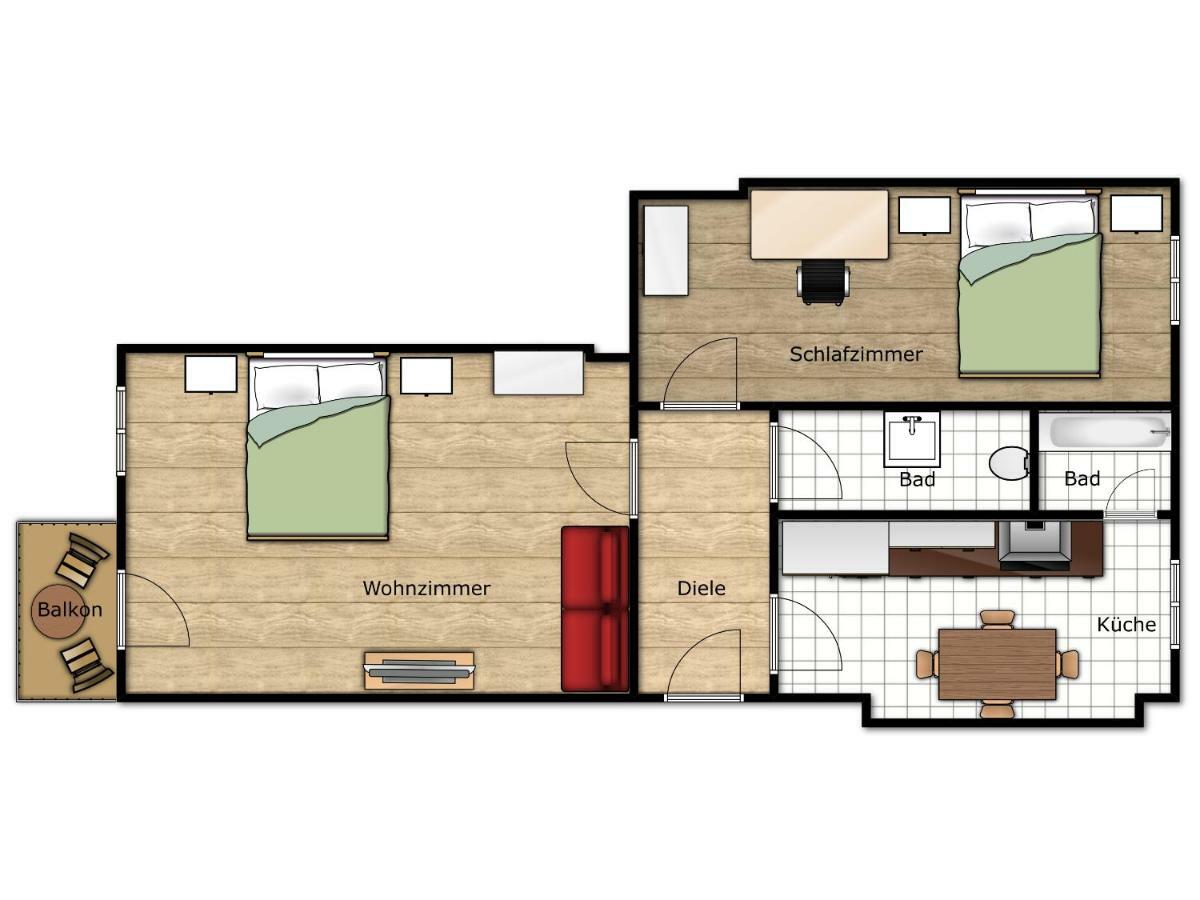 Appartement Hausburg Berlijn